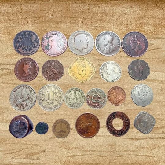 Vintage British India & Commonwealth Coins